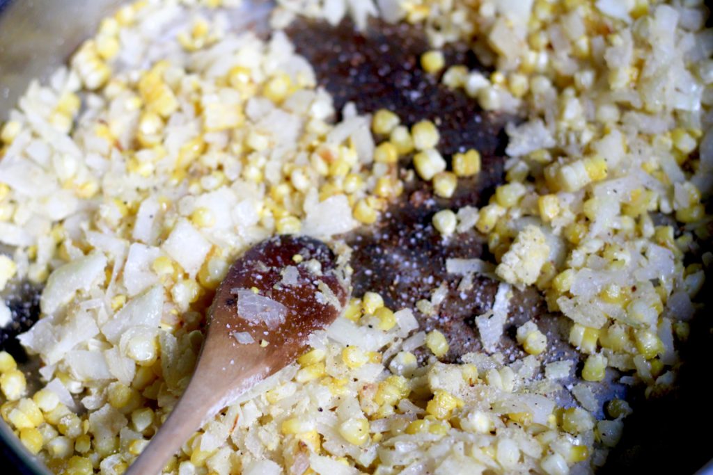 Roasted Corn White Wine Soup