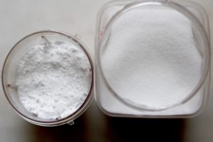 Allulose in granulated and powdered form