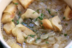 Bavarian Pretzel Soup
