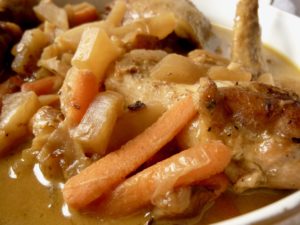 Chicken in Riesling Sauce