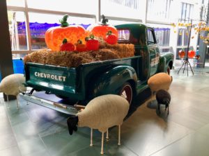 Corning Museum of Glass Truck Fall Display