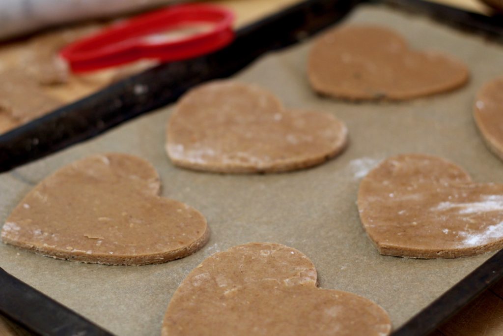 raw cookie dough cutouts