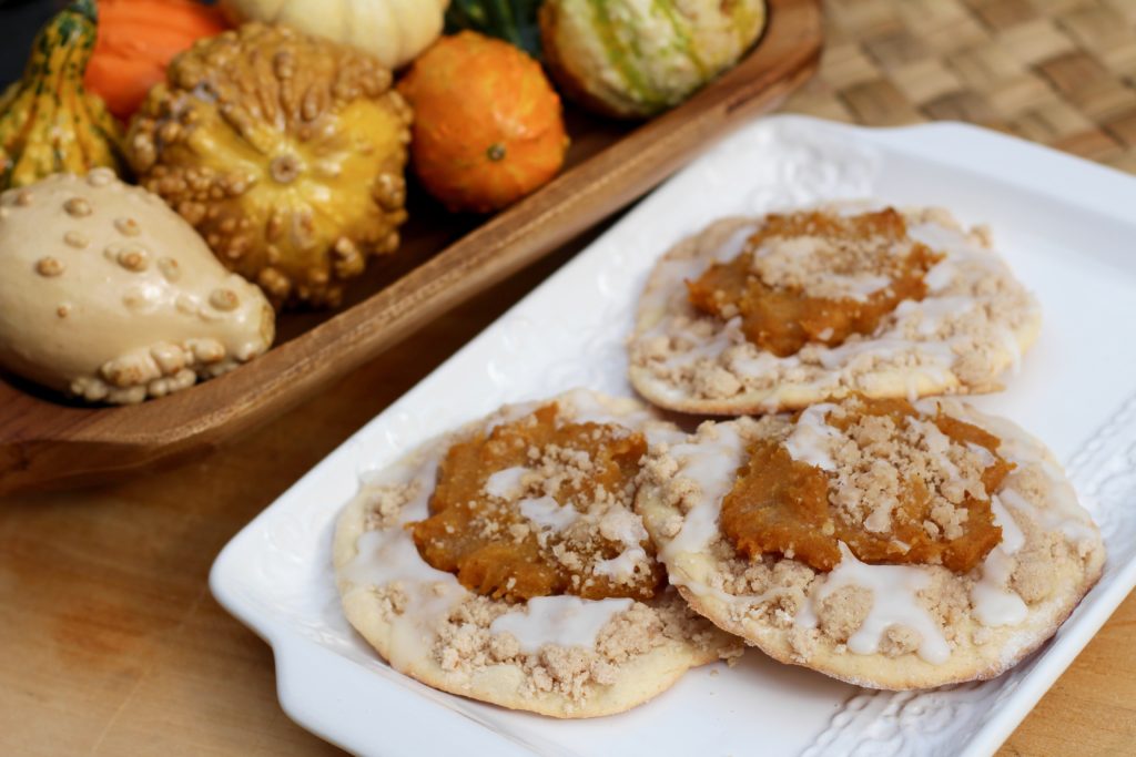 German Pumpkin Streusel Pastries