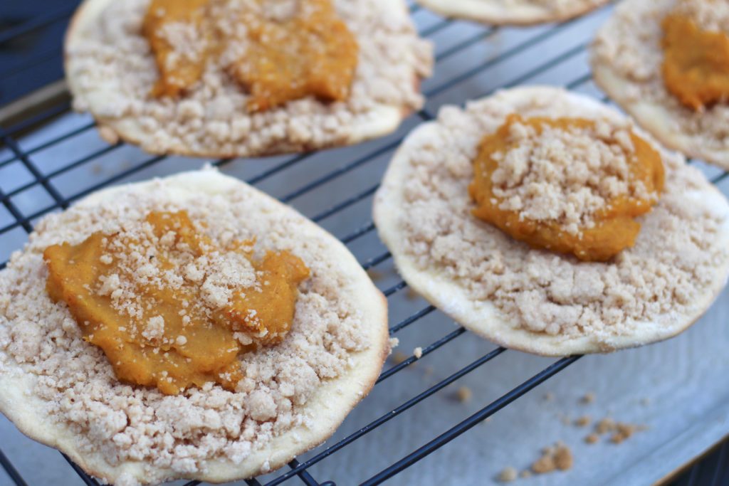 German Pumpkin Streusel Pastries