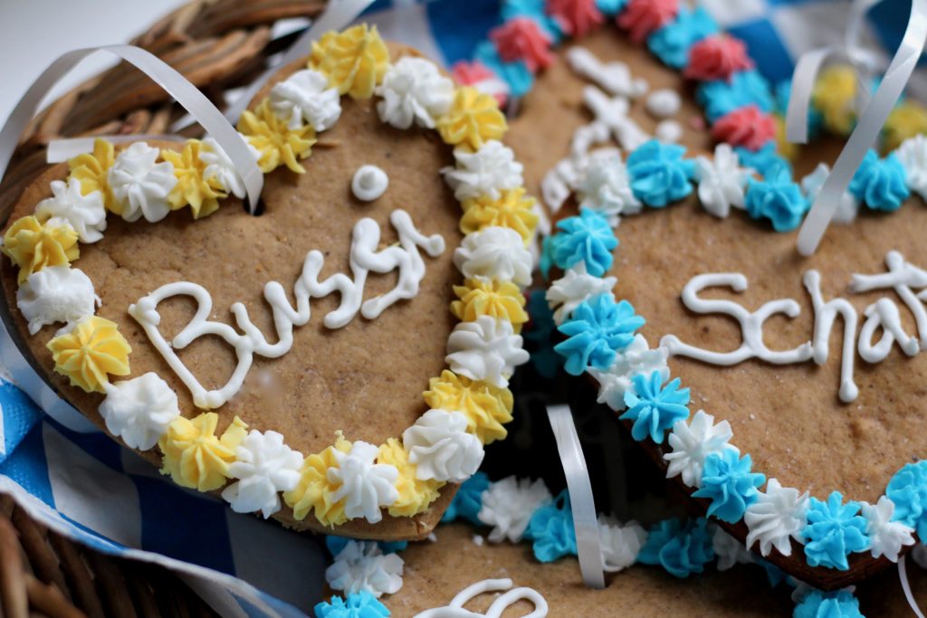 Oktoberfest Gingerbread Hearts