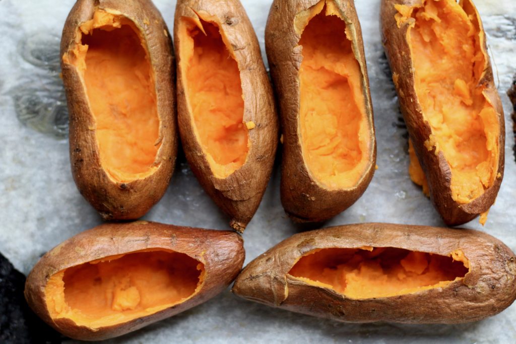 Sweet potato shells