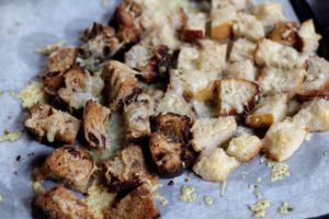 Cheese croutons
