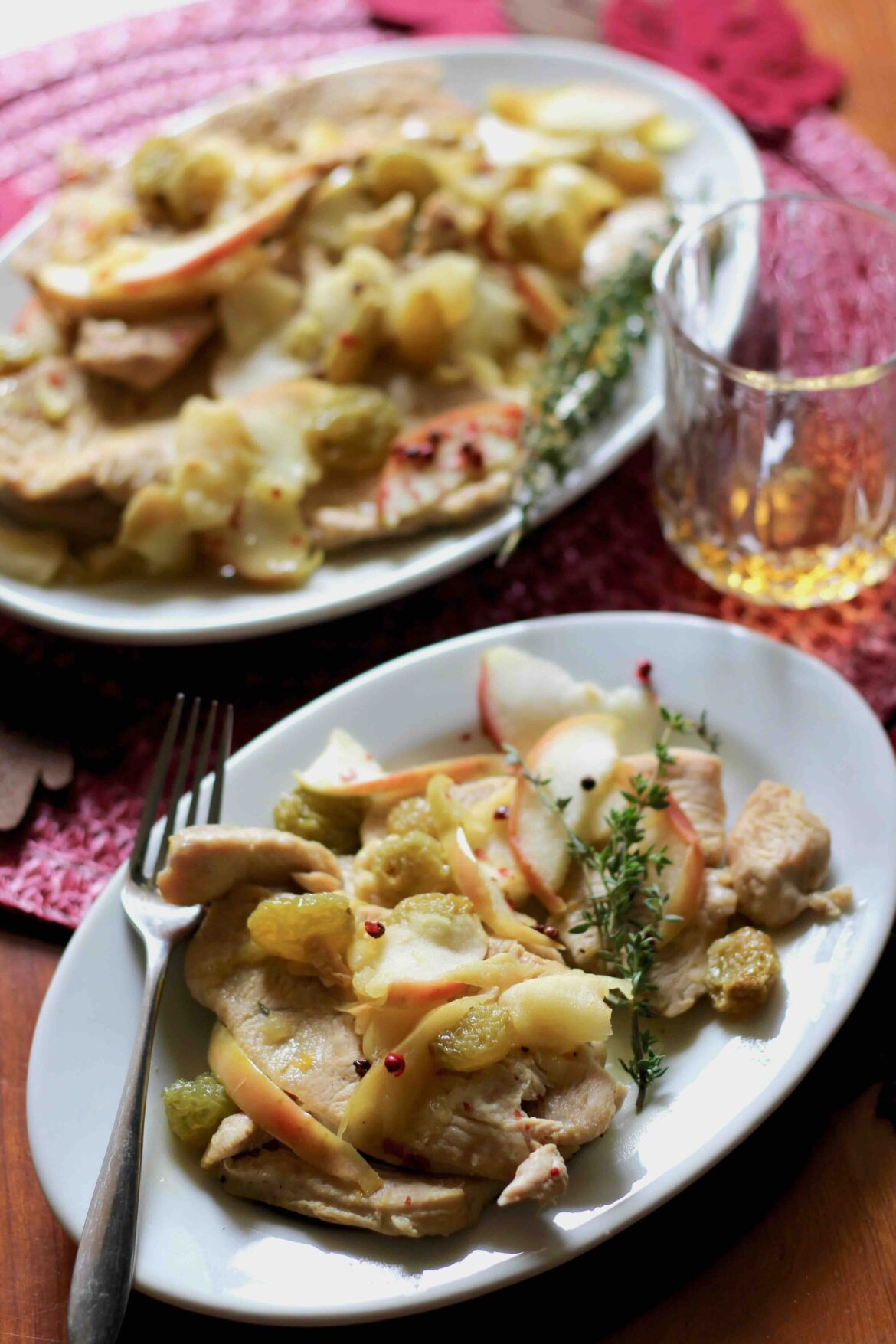 Turkey Breast in Apple Brandy Sauce