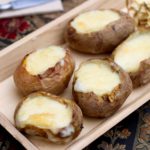 Fondue Stuffed Baked Potatoes
