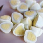 Heart Shaped Hard Boiled Eggs