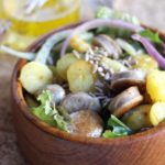 Warm Bratwurst Fennel Potato Salad