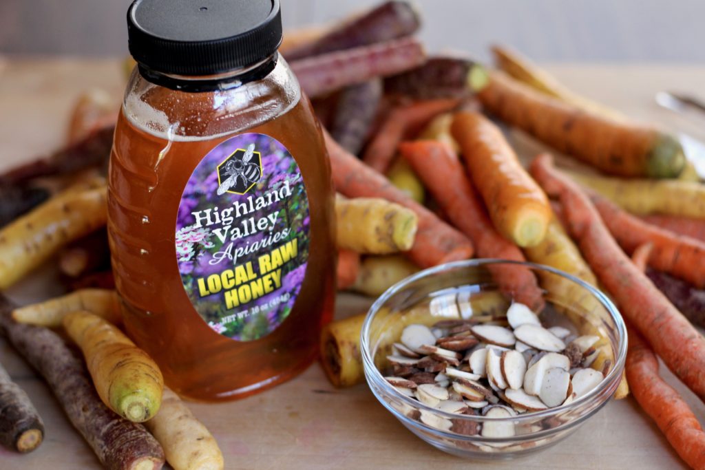 Honey Almond Carrot Ingredients