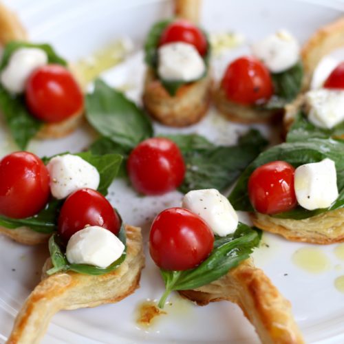 Caprese Puff Pastry Spoons – Diary of a Mad Hausfrau