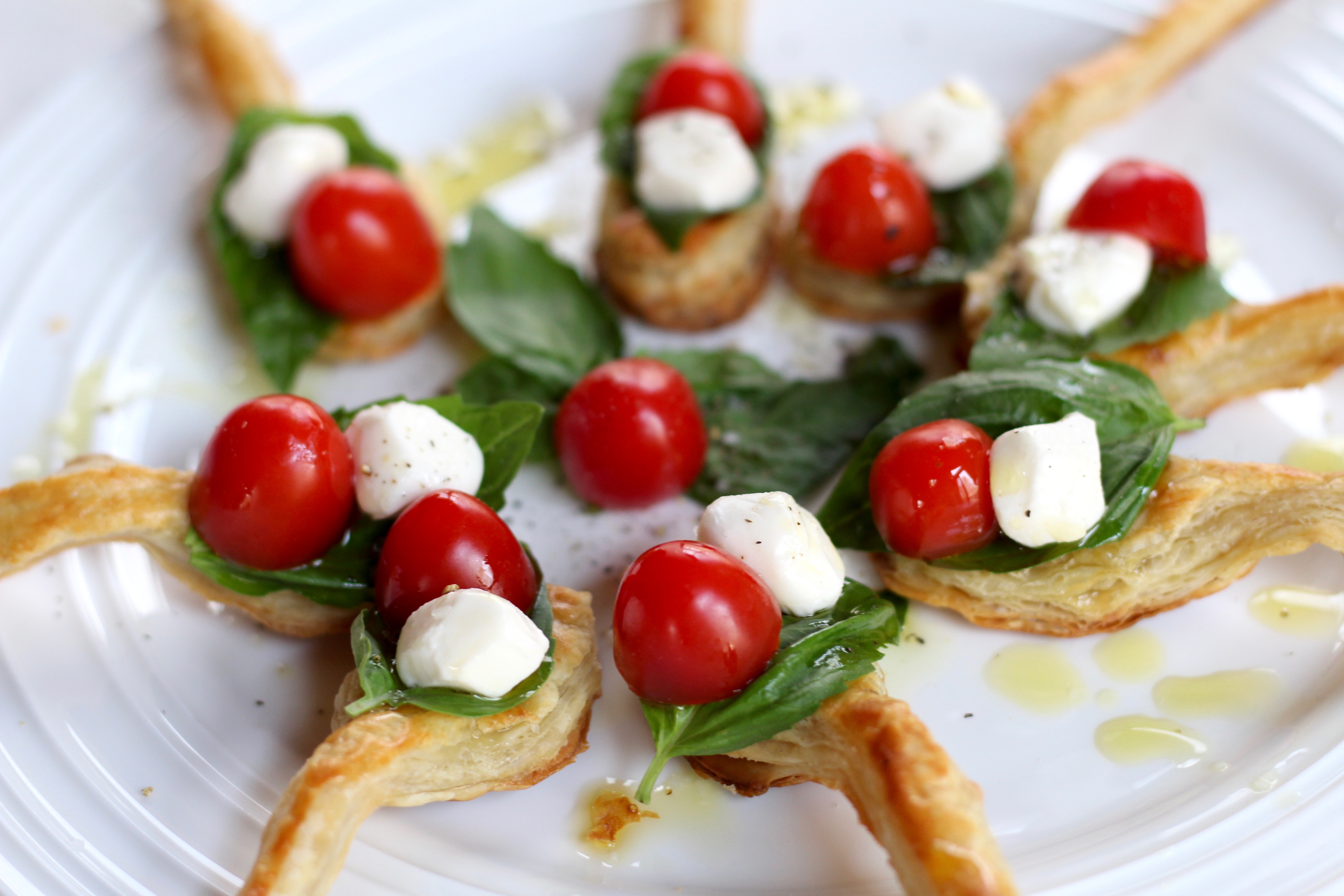 Caprese Puff Pastry Spoons – Diary of a Mad Hausfrau