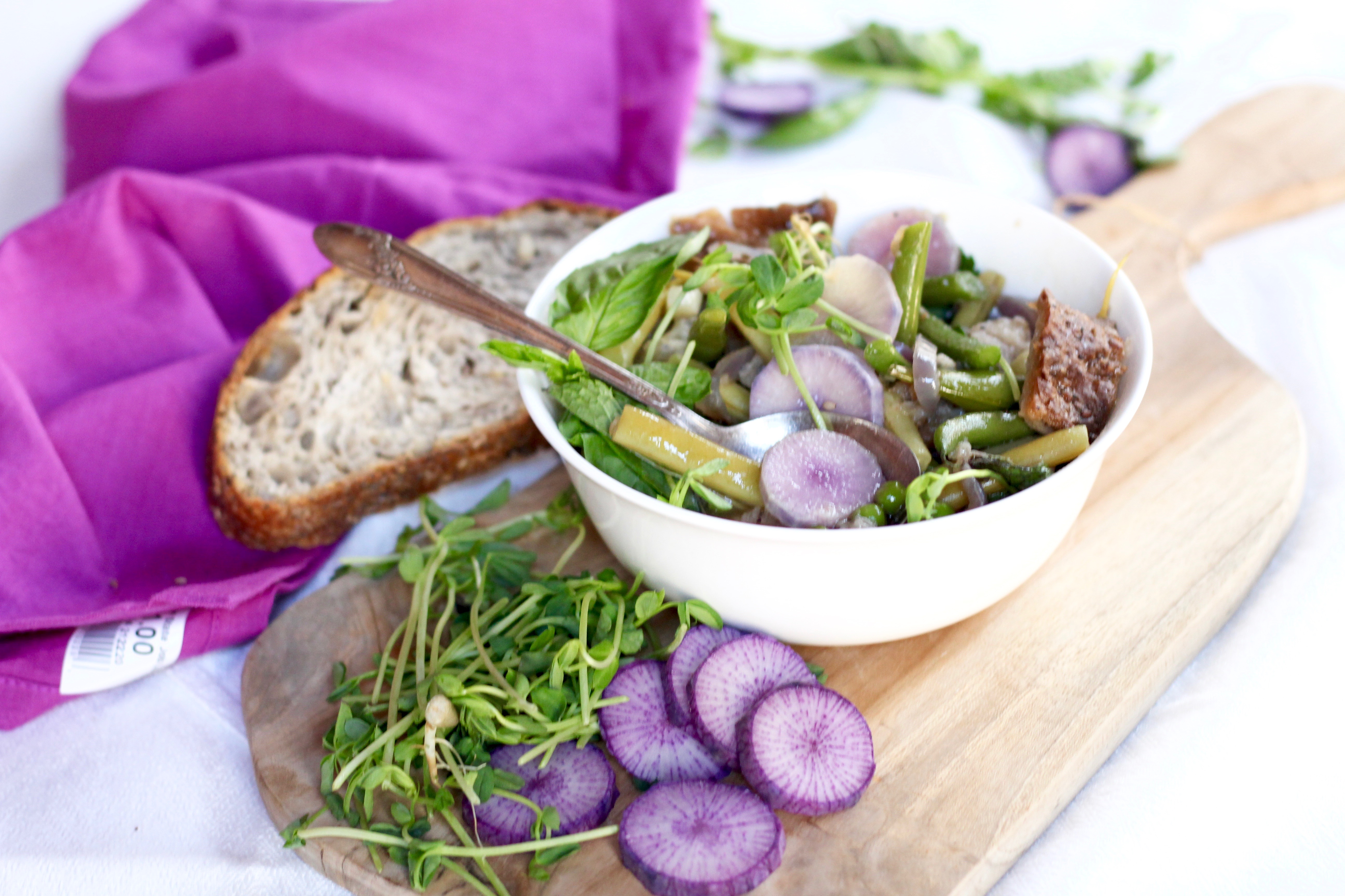 Spring Vegetable Bread Soup