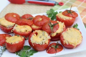 Cheesy Potato Sauerkraut Tomatoes