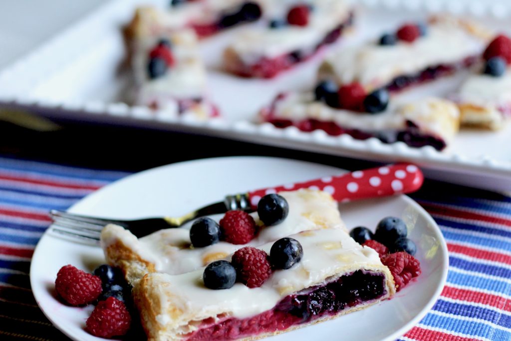 Red, White, and Blue Strudel