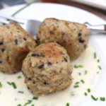 Everything Knödel in Chive Cream Sauce