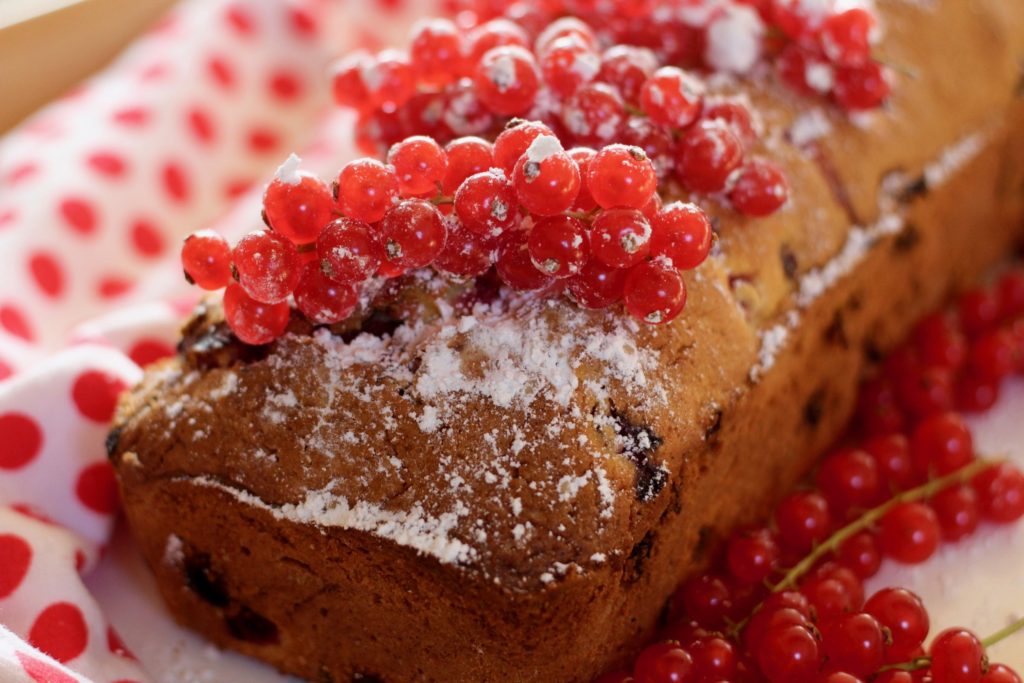 Red Currant Loaf Cake