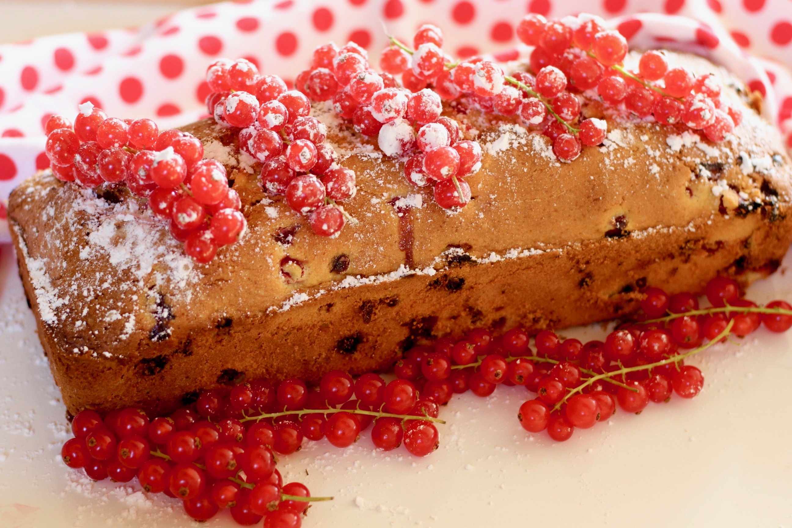 Red Currant Loaf Cake