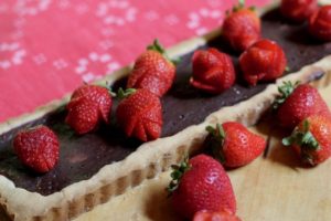 Strawberry-Rose-Chocolate-Tart-