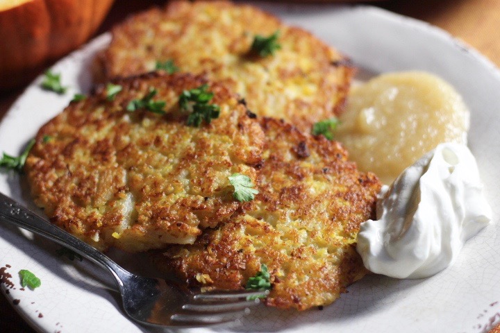 Crispy Pumpkin Potato Pancakes