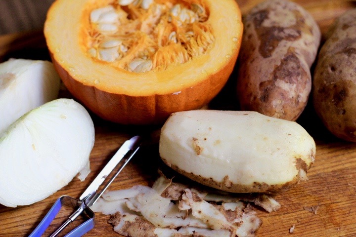 Crispy Pumpkin Potato Pancakes ingredients