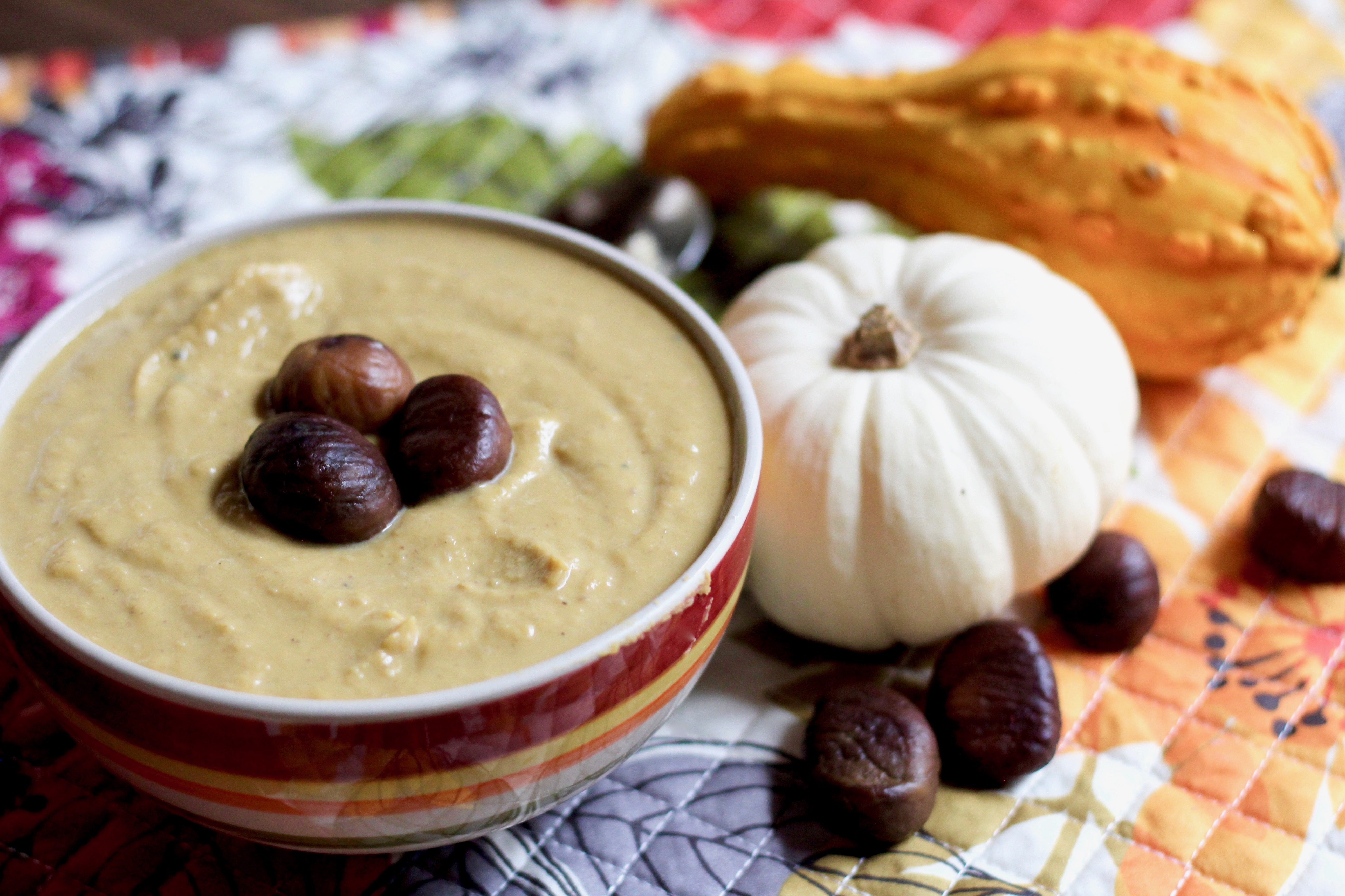 CREAMY PUMPKIN CHESTNUT SOUP