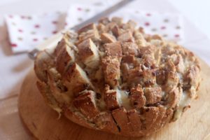 Caramelized Onion Raclette Bread