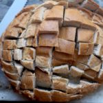 cubing a bread loaf