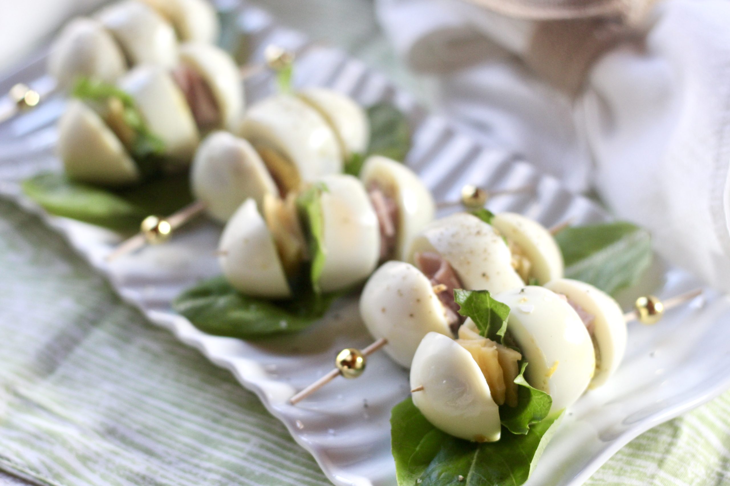 Easter Egg Appetizer Skewers