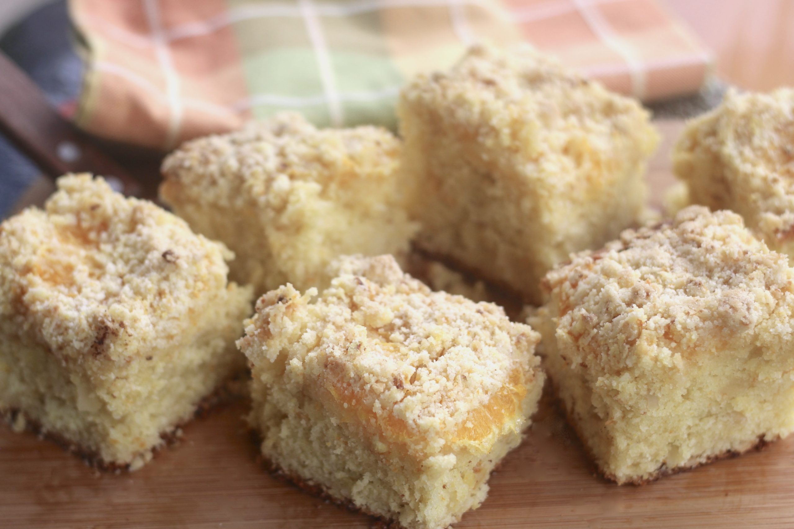 ORANGE MARZIPAN STREUSEL CAKE