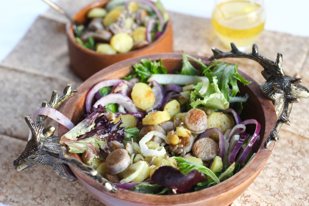 WARM FENNEL BRATWURST POTATO SALAD