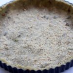 Pistachio streusel crust breadcrumbs