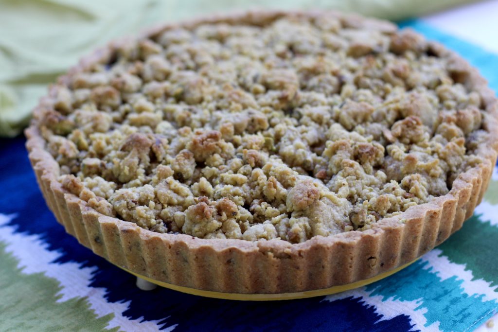 Blueberry Pistachio Streusel Tart