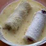 Berry French Toast Rolls dredge in egg mixture