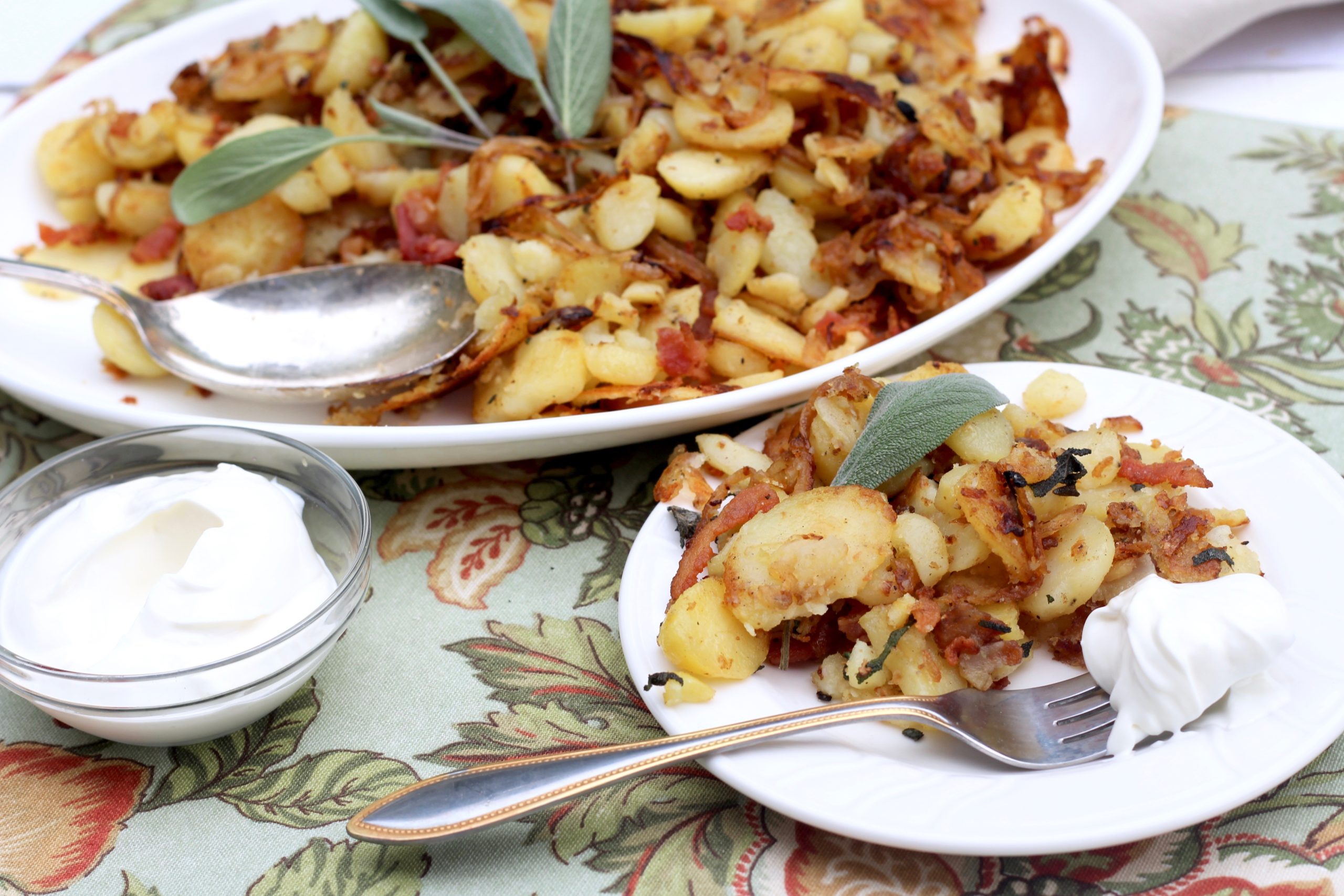 PAN-FRIED POTATOES WITH SAGE