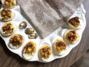 Roast Turkey-Shaped Deviled Eggs