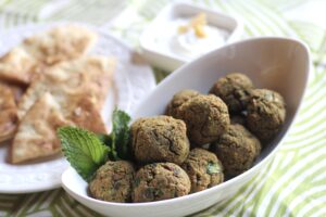 Bake Pistachio Falafel