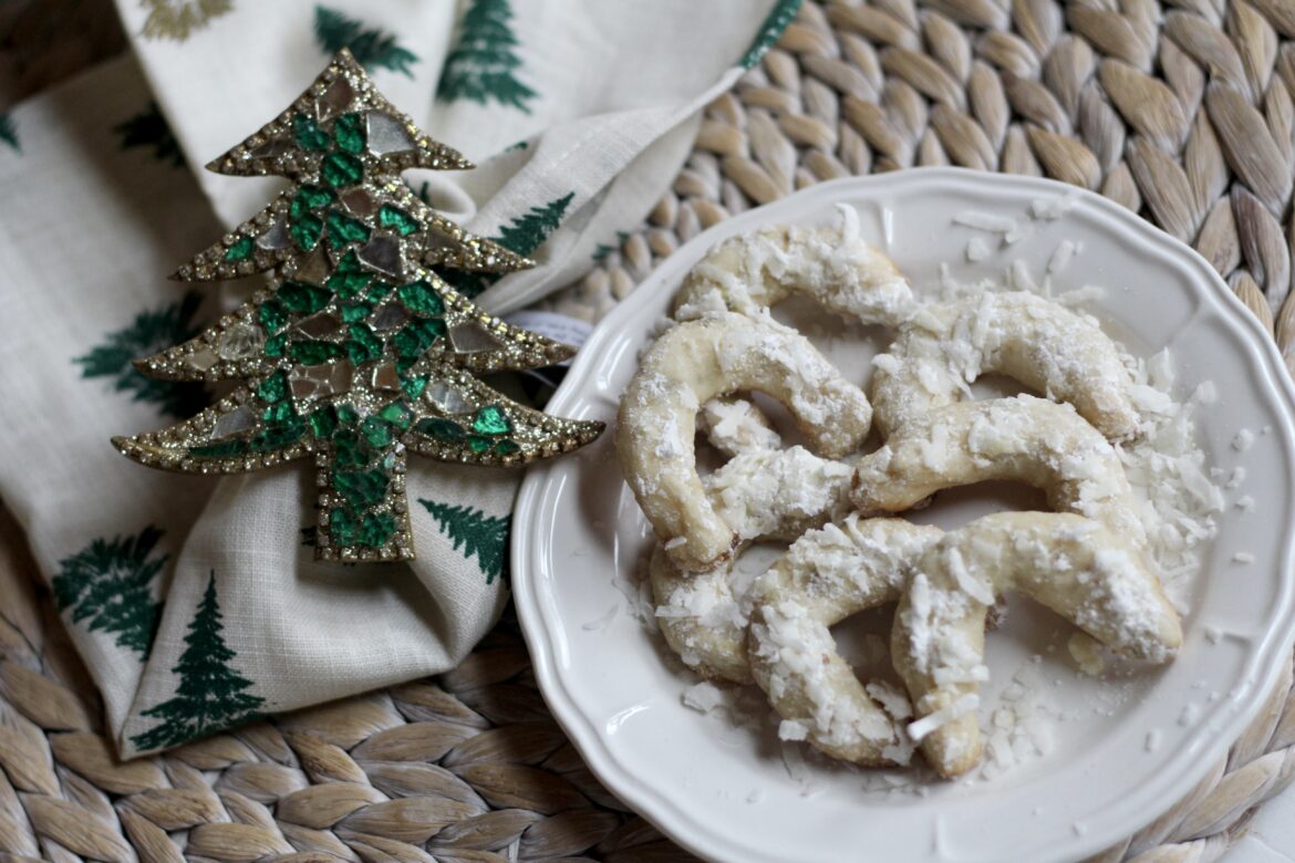 Coconut Pistachio Kipferl
