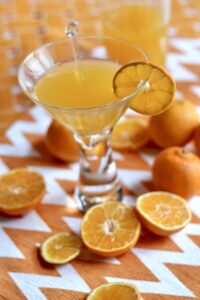 Tangerine Vodka Martinis