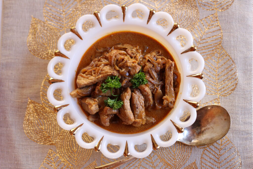 PAPRIKA BRANDY MUSTARD PORK