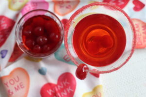Maraschino Cherry Valentine's Martinis