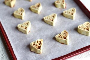 prebaked pastry hearts