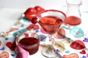 Maraschino Cherry Valentine's Martinis