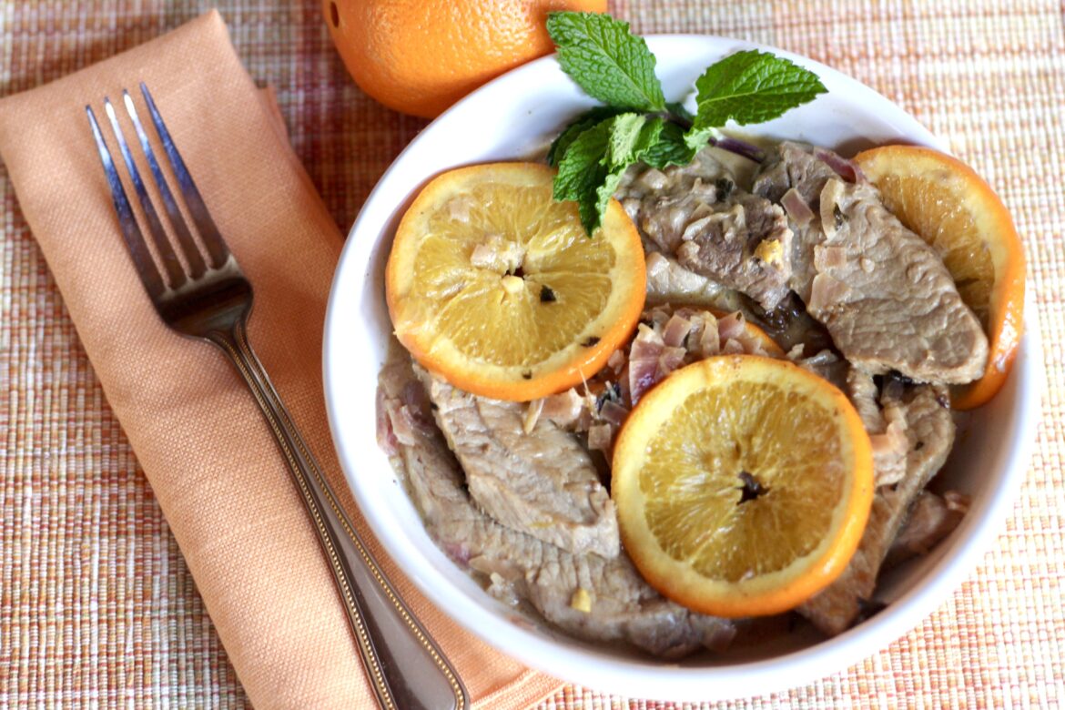 Creamy Orange Mint Pork
