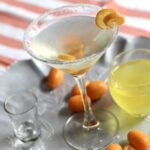 Tangy Kumquat Vodka Martinis