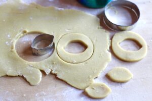 yellow cookie dough