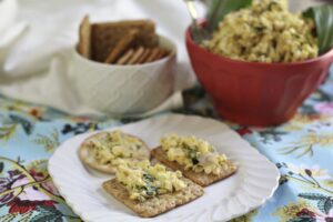 Egg Salad and crackers