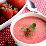 Chilled Strawberry Tomato Soup